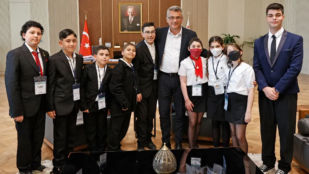 LÖSEV’in kahramanları Kıbrıs’ta devletin zirvesinde 