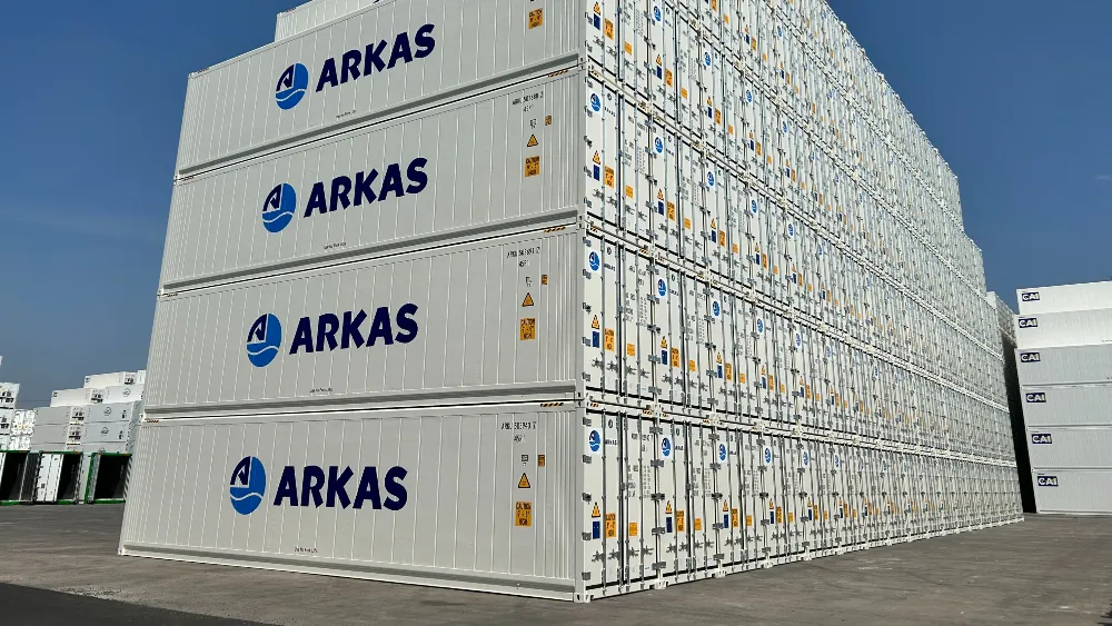 Arkas Line reefer filosunu 500 yeni konteynerle güçlendiriyor