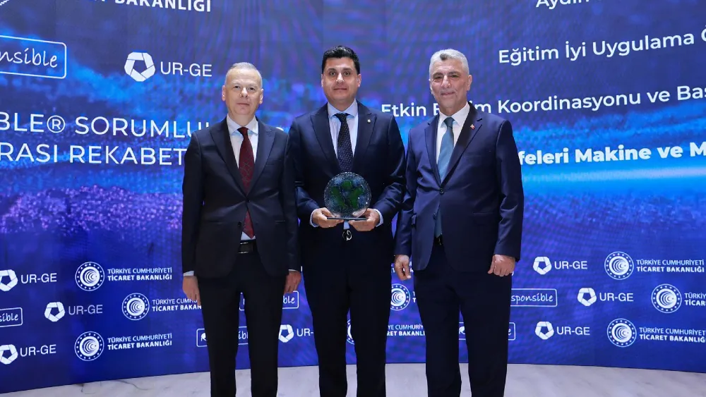 Ticaret Bakanlığı’ndan Aydın Sanayi Odası’na Ur-Ge Projesi iyi uygulama ödülü