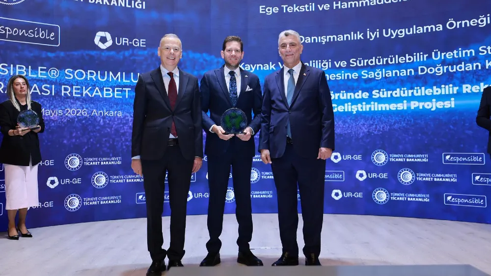 Egeli tekstil ihracatçılarının UR-GE Projesi’ne Ticaret Bakanlığı’ndan ödül