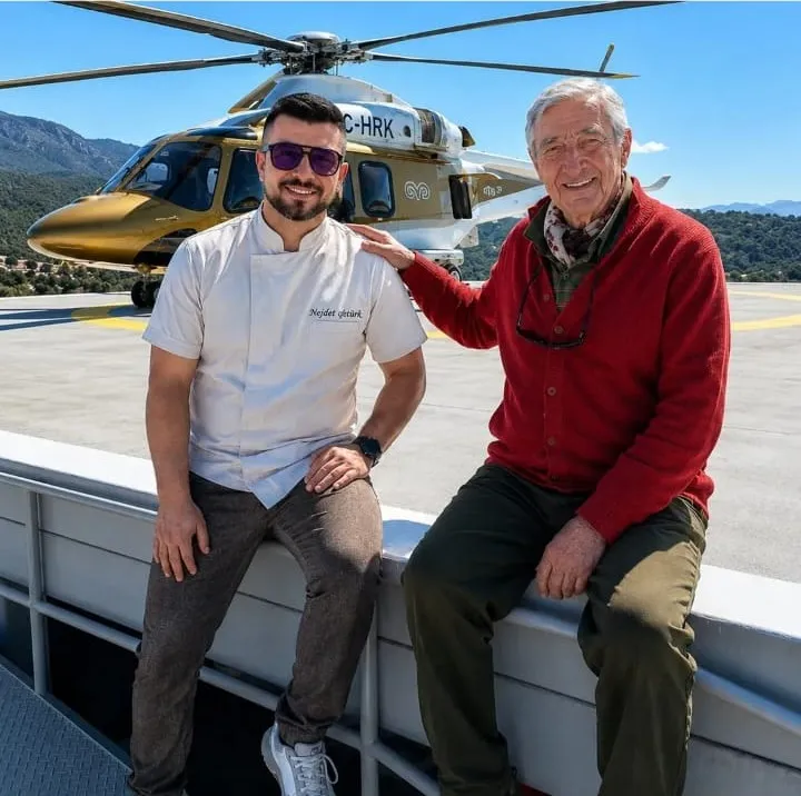 MasterChef Nejdet, Rahmi Koç'un davetinde görev aldı