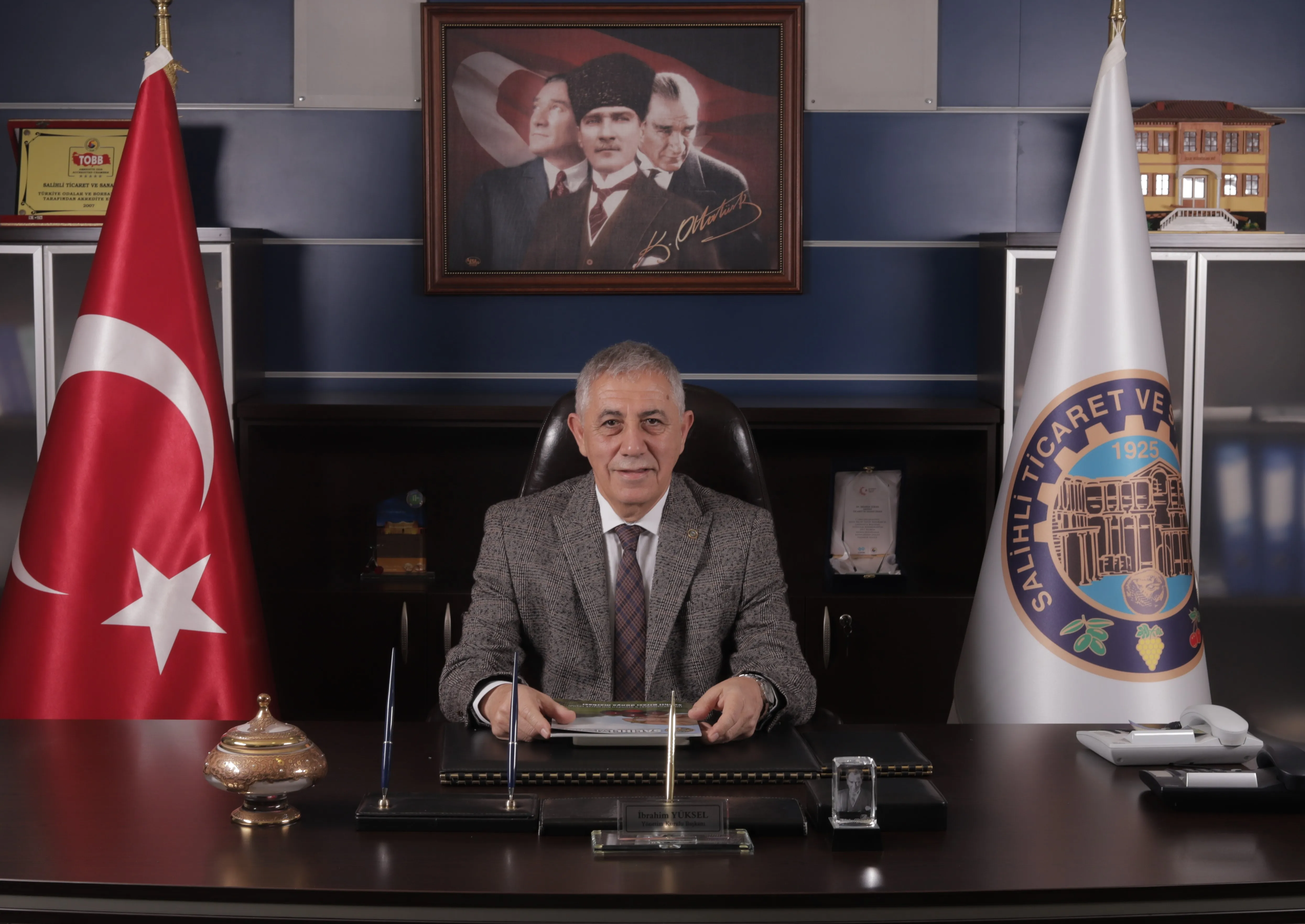 Salihli Ticaret ve Sanayi Odası Başkanı İbrahim Yüksel
