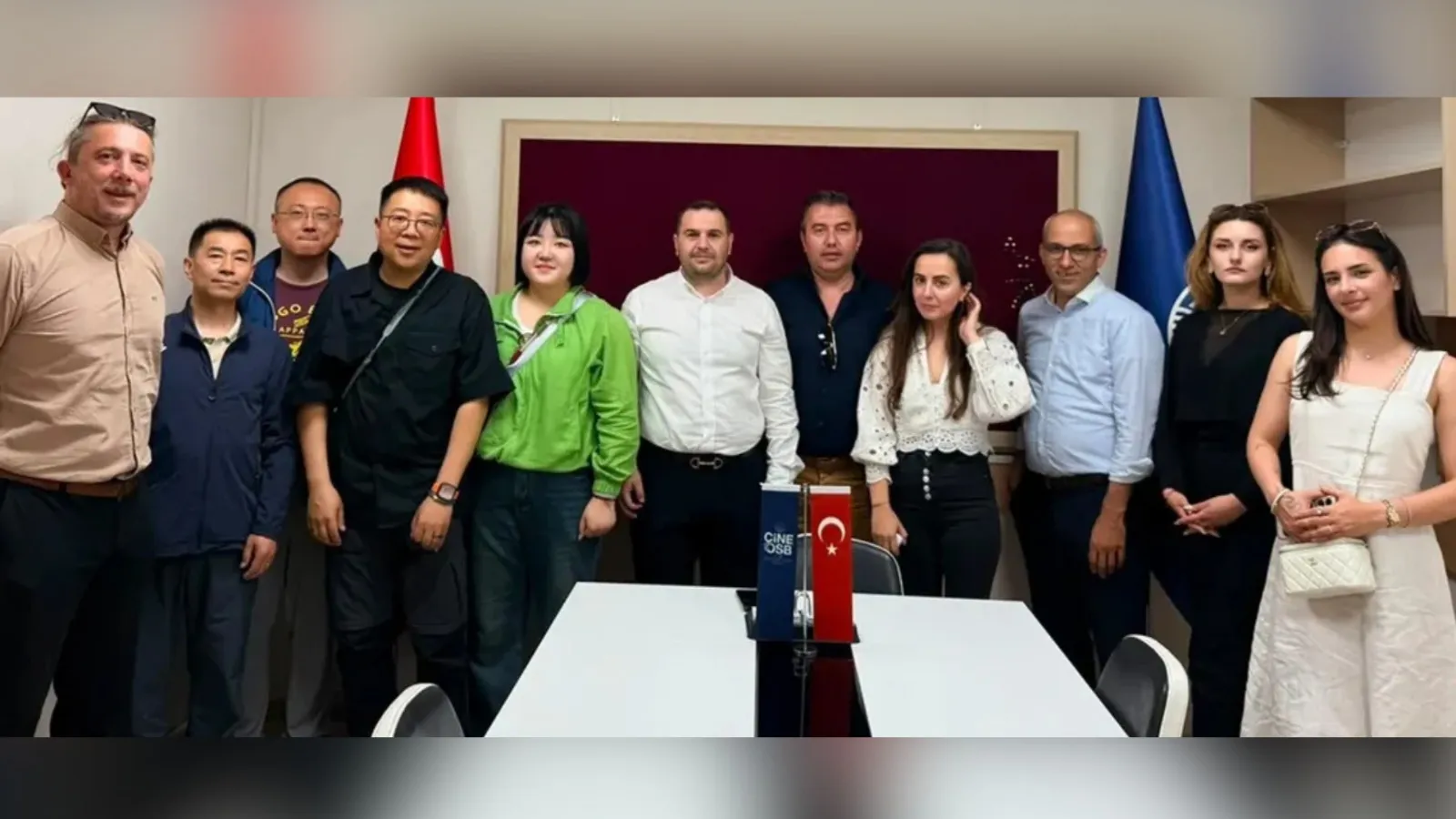Çinli yatırım heyeti, kısa bir süre önce Çine OSB'yi ziyaret etti