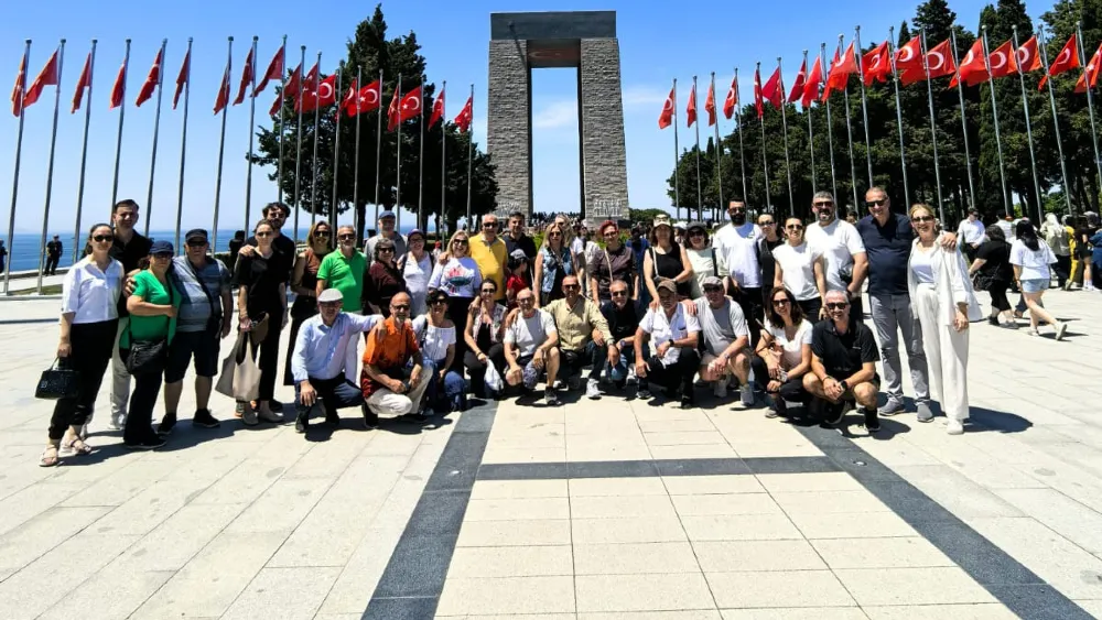 Salihlili iş insanları Çanakkale Zaferi’nin kazanıldığı topraklarda