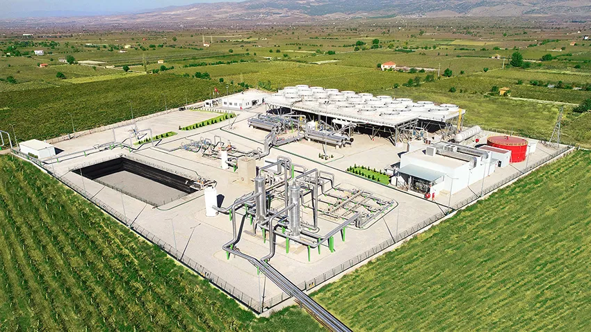 Akça Gas tesisi Manisa Alaşehir'de bulunuyor