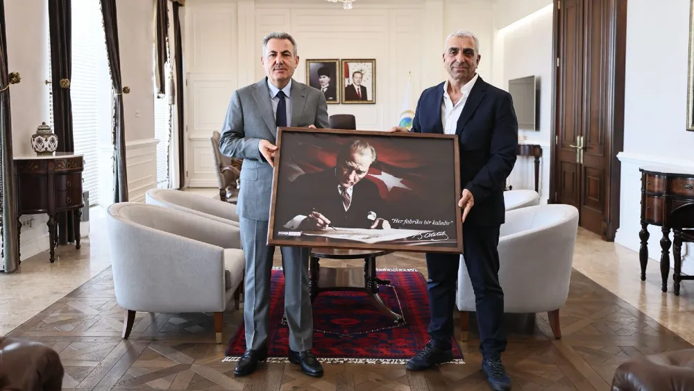 EBSO Başkan Adayı Hakan Ürün, İzmir Valisi Dr. Süleyman Elban'ı ziyaret etti