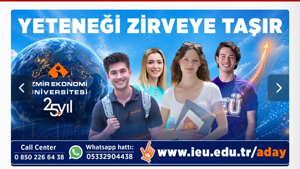 İZMİR EKONOMİ ÜNİVERSİTESİ 29 TEMMUZ 2026 TARİHLİ REKLAMI