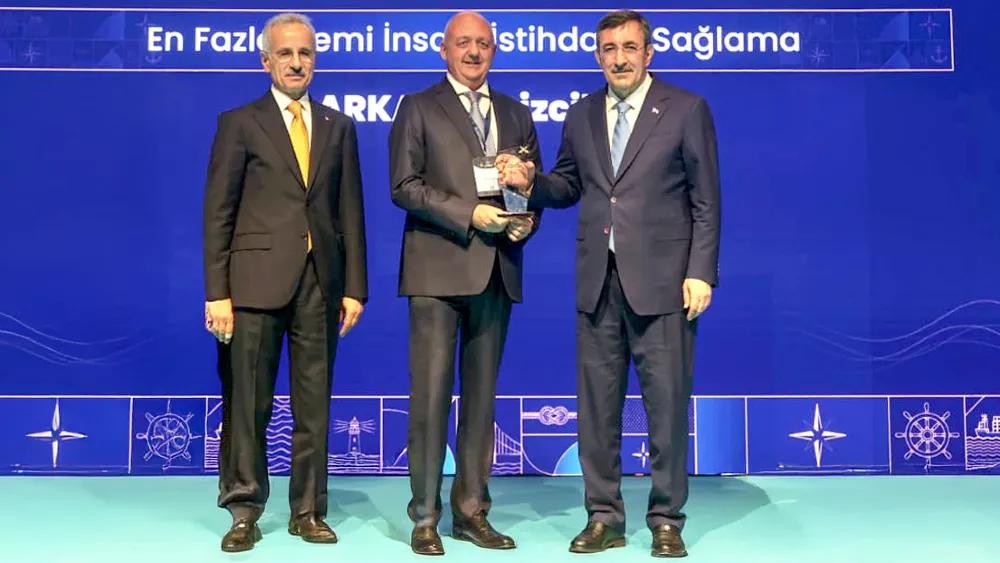 Arkas'a gemi insanı istihdamında ödül