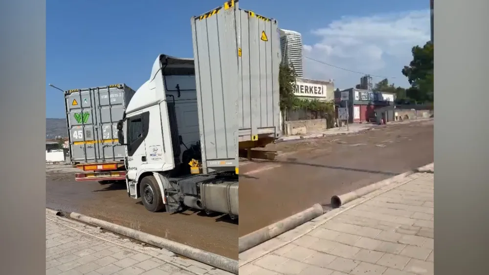 Salhane'de bir aydır devam eden yol çalışması, lojistikçileri bezdirdi