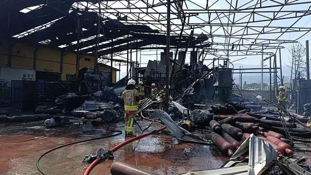 Manisa Salihli’deki gaz tesisindeki patlamada işyeri sahibi ve işçi hayatını kaybetti