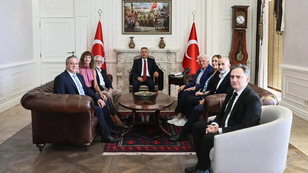TARKEM'den Vali Elban'a ziyaret: Kemeraltı ve UNESCO süreci ele alındı