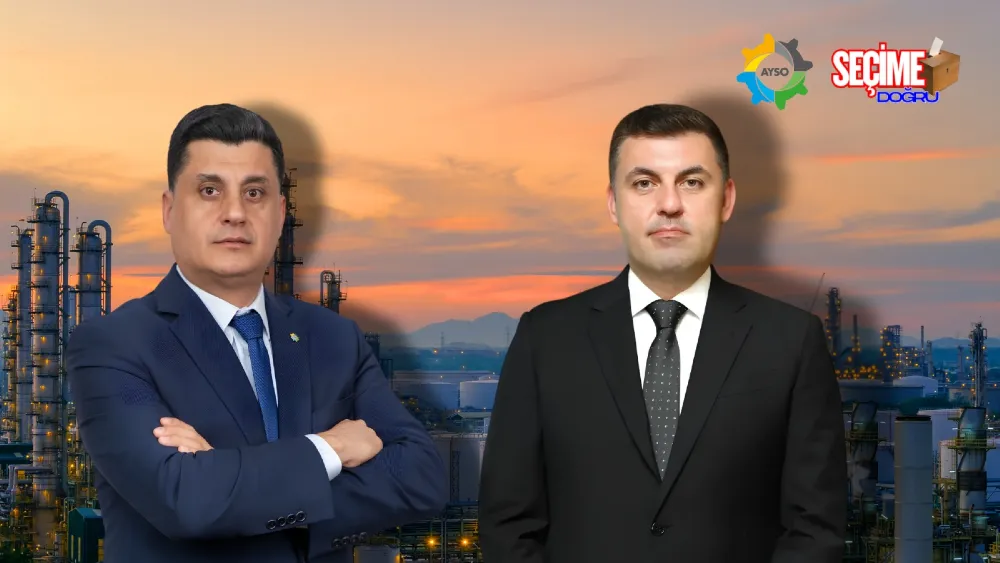 Aydın Sanayi Odası (AYSO) Beyaz Liste Başkan Adayı Mehmet Tuncer (sağda), rakibi olan mevcut Başkan Gökhan Maraş yönetimini eleştirdi.
