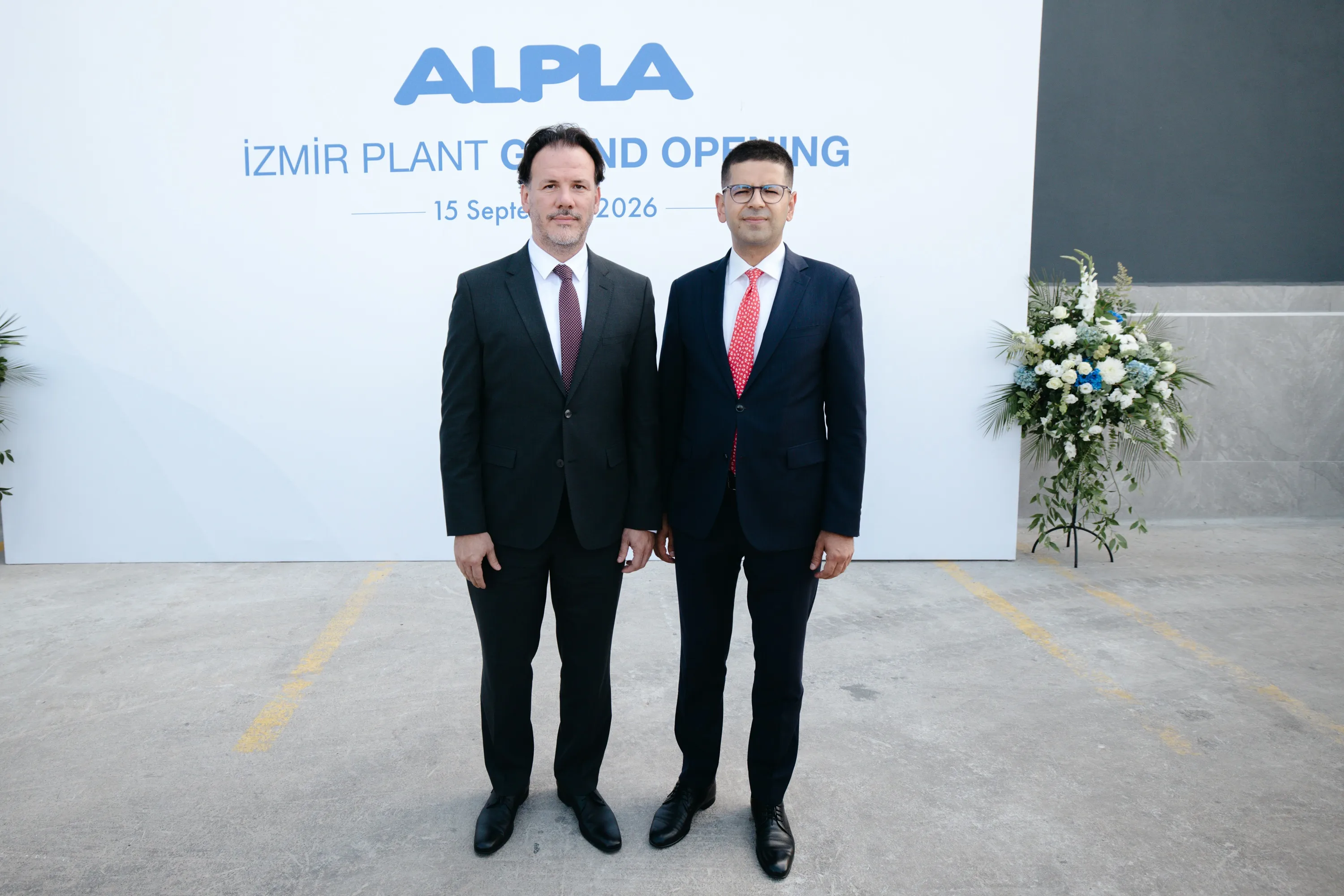 ALPLA Türkiye Genel Müdürü Emre Canoğlu & Cumhurbaşkanlığı Yatırım Ofisi Başkanı Ahmet Burak Dağlıoğlu