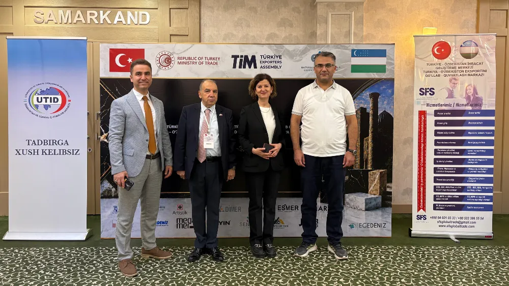 Egeli madencilerden Özbekistan'a doğal taş çıkartması