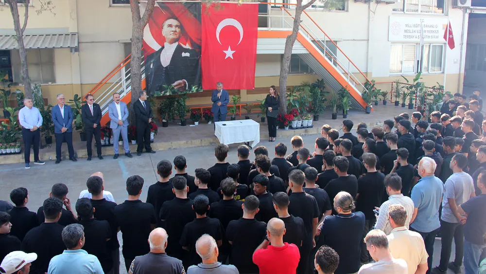 Terbay'ın çıraklık okulunda yeni eğitim yılı başladı