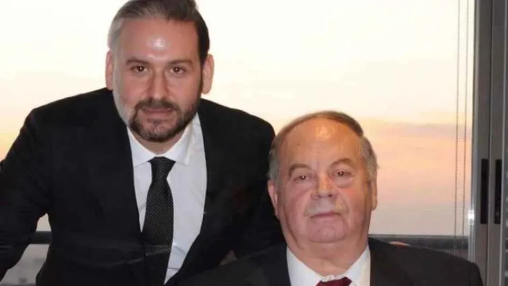 Aydınlı baba oğul inşaatçılar Hakkı Görken Perinçek ve Mukan Perinçek
