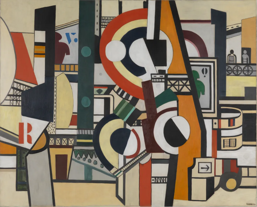 Fernand Leger Les Disques dans la ville Kentteki Diskler 1920