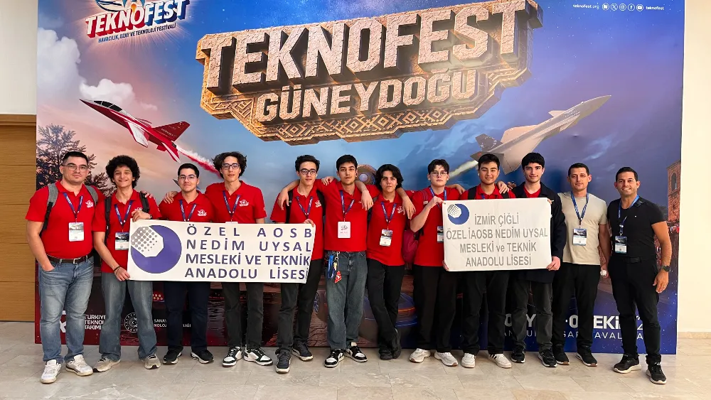 İzmir Atatürk OSB’nin yetenekleri Teknofest’te derece yaptı
