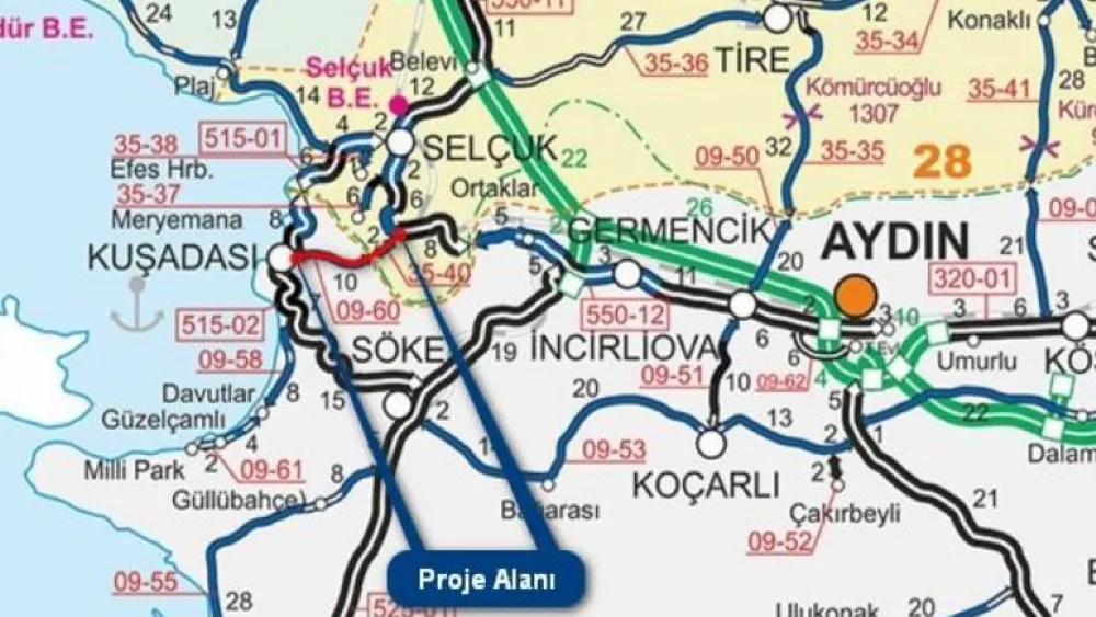 Kuşadası-Selçuk yolu için ÇED süreci başlatıldı… 3,5 milyar liralık yatırım