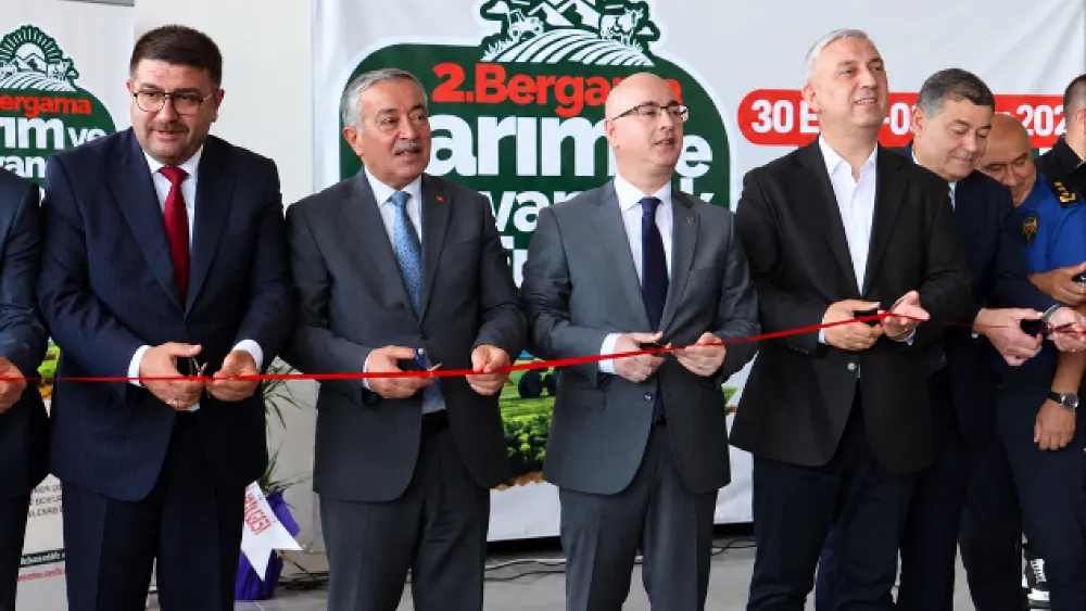2. Bergama Tarım ve Hayvancılık Fuarı törenle açıldı