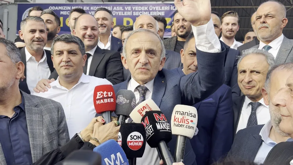 Manisa TSO'da Mehmet Yılmaz zaferini ilan etti
