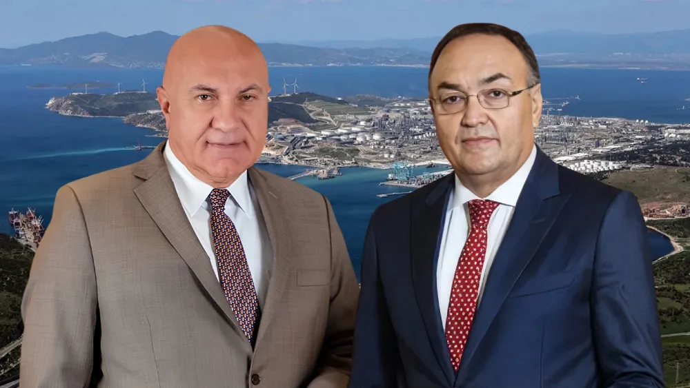 Son dönemde liman yatırımları ile öne çıkan Yüksel Yıldırım (solda) ve Ali Avcı gözlerini İzmir Aliağa'ya diktiler