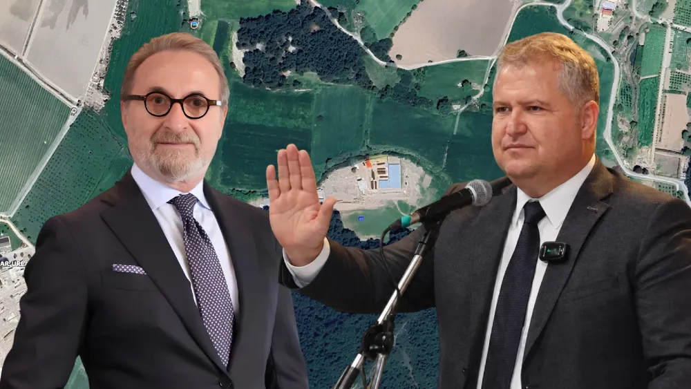 Urla Belediye Başkanı Selçuk Balkan (sağda), mücevher kralı Naim Gençoğlu'na açılan davanın devam ettiğini söyledi