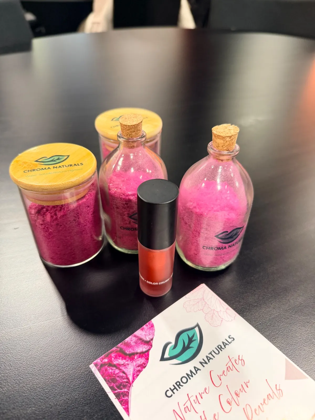 Croma Naturals'ın ürettiği pigmentler kozmetik firmaları tarafından kullanılıyor