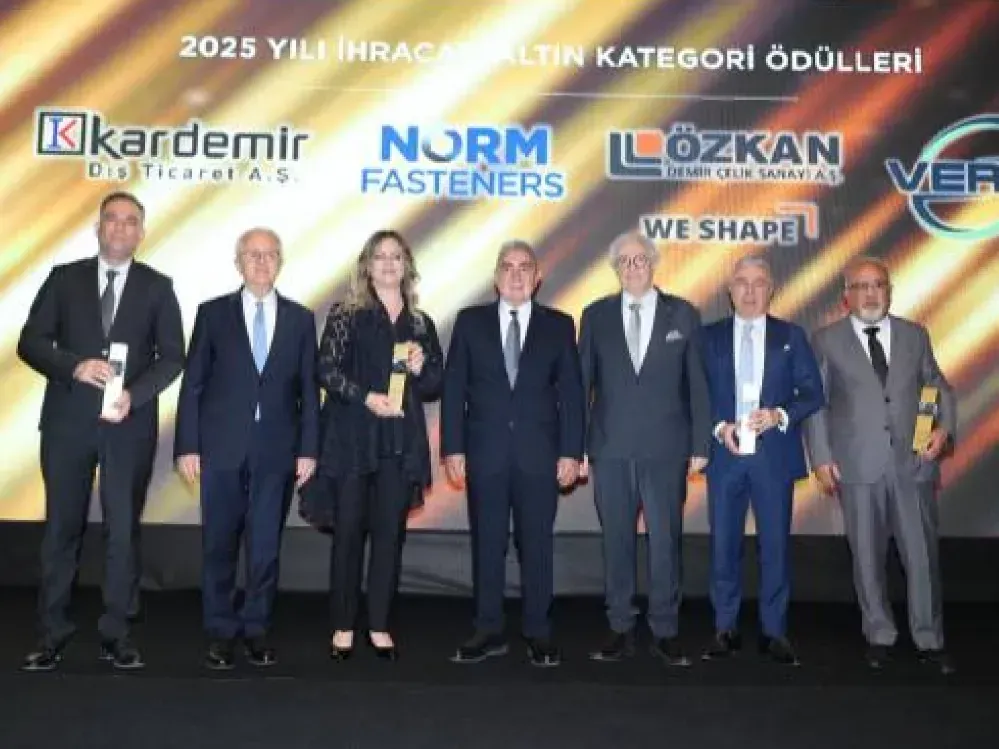 Demir ve demirdışı metallerin ihracat şampiyonları ödüllendirildi