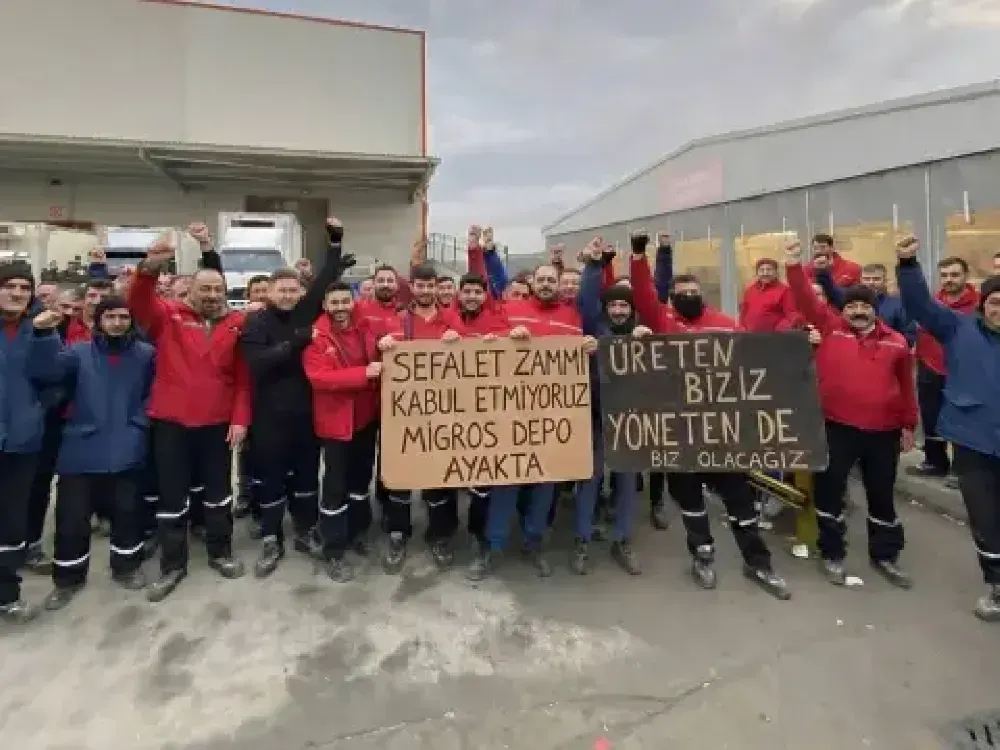 Migros'ta depo işçilerinin zaferi