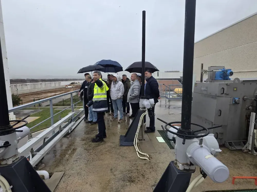 İAOSB yerinde inceledi.... Denizden su üretimine Barselona modeli 